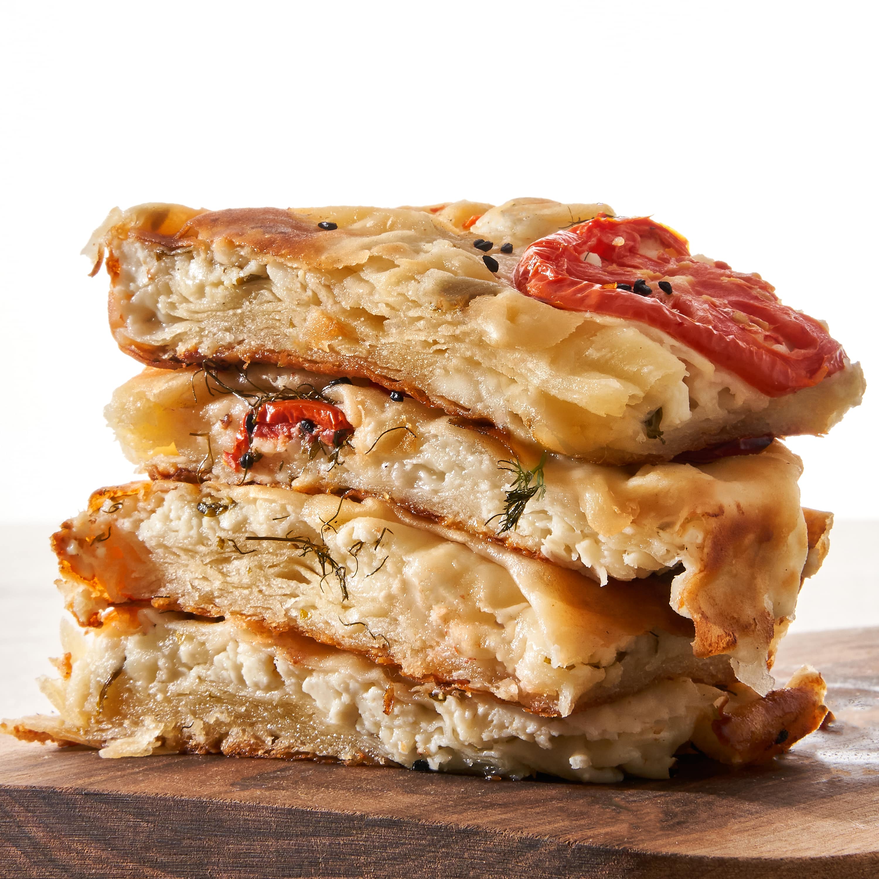 Üç Peynirli Katmer Börek