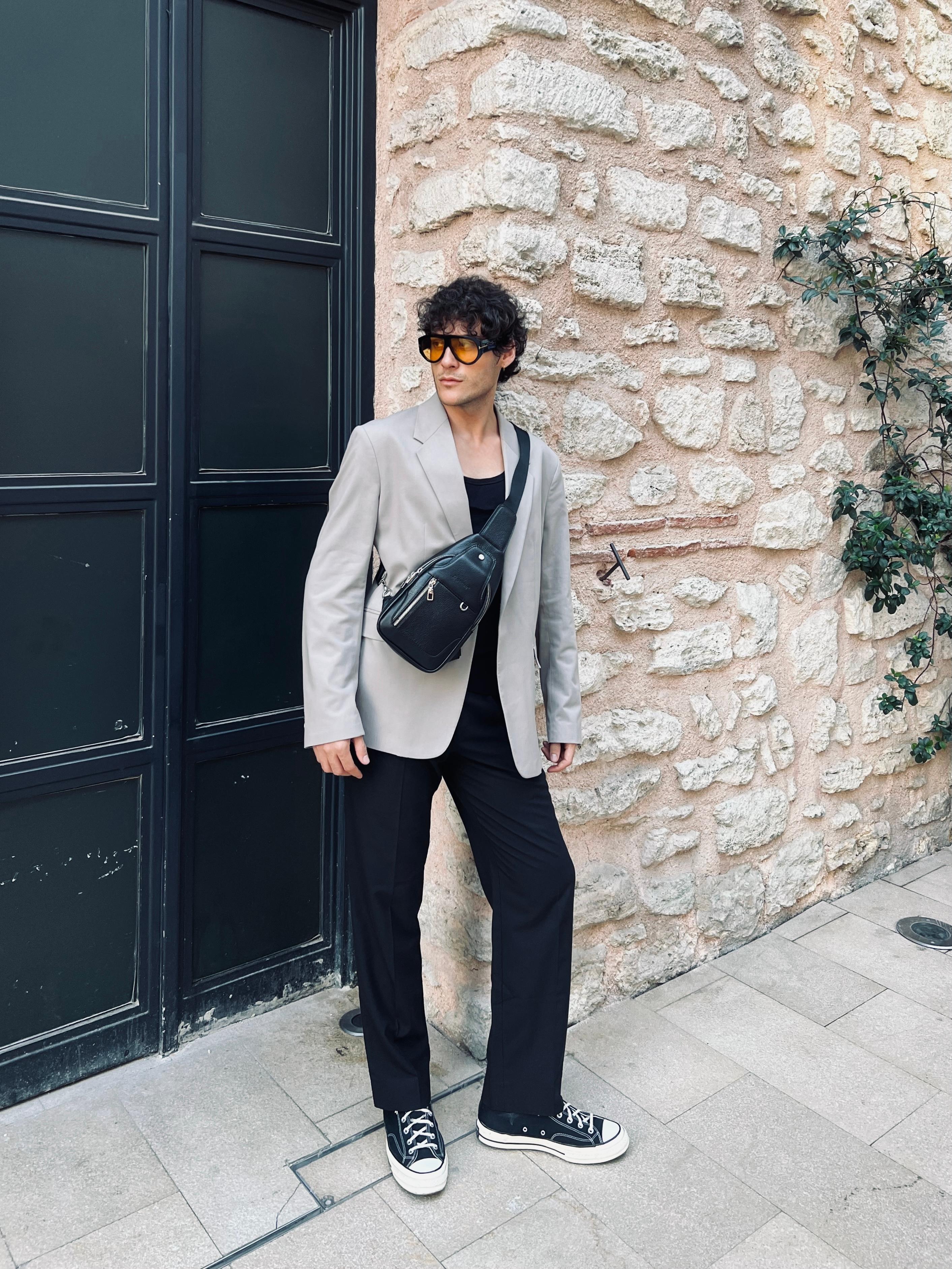 Hakiki Deri Posedo Model Bodybag Omuz ve Göğüs Çantası