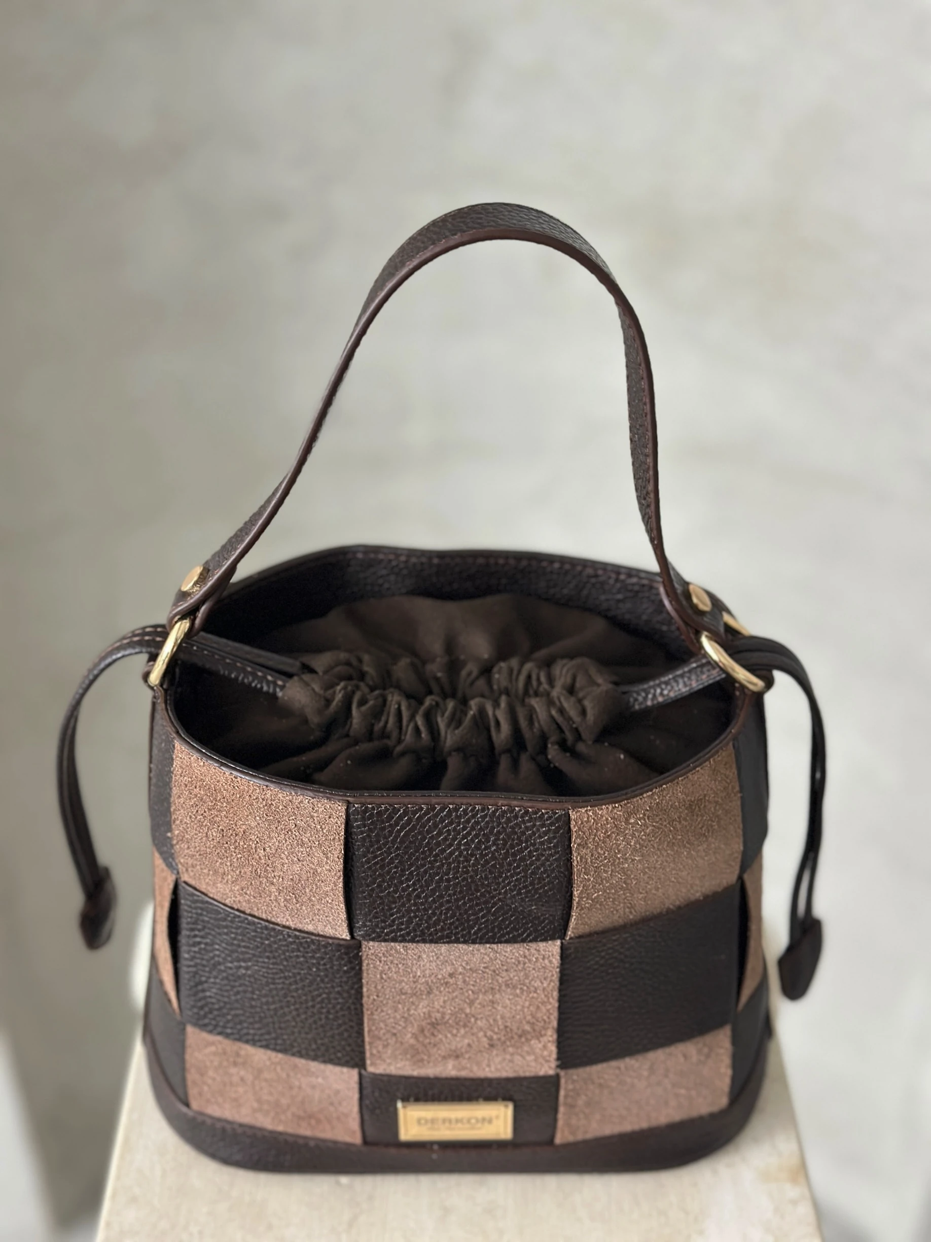 Hakiki Deri Tezza Model Çapraz Ve Kol Çantası 