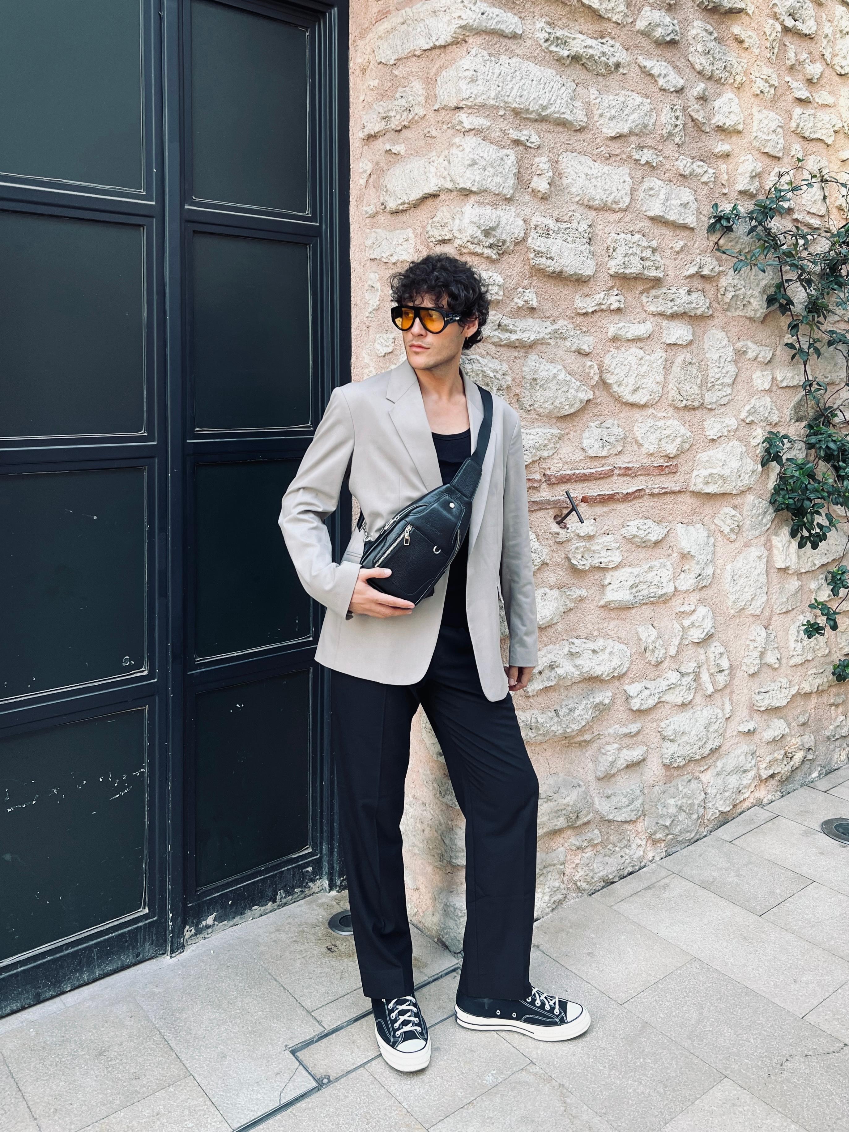Hakiki Deri Posedo Model Bodybag Omuz ve Göğüs Çantası