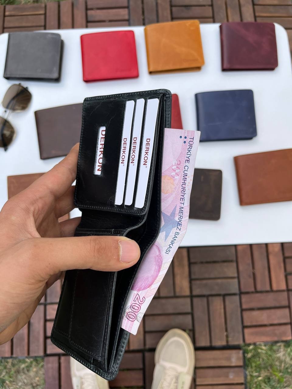 Ola Vintage Hakiki Deri Erkek Cüzdanı