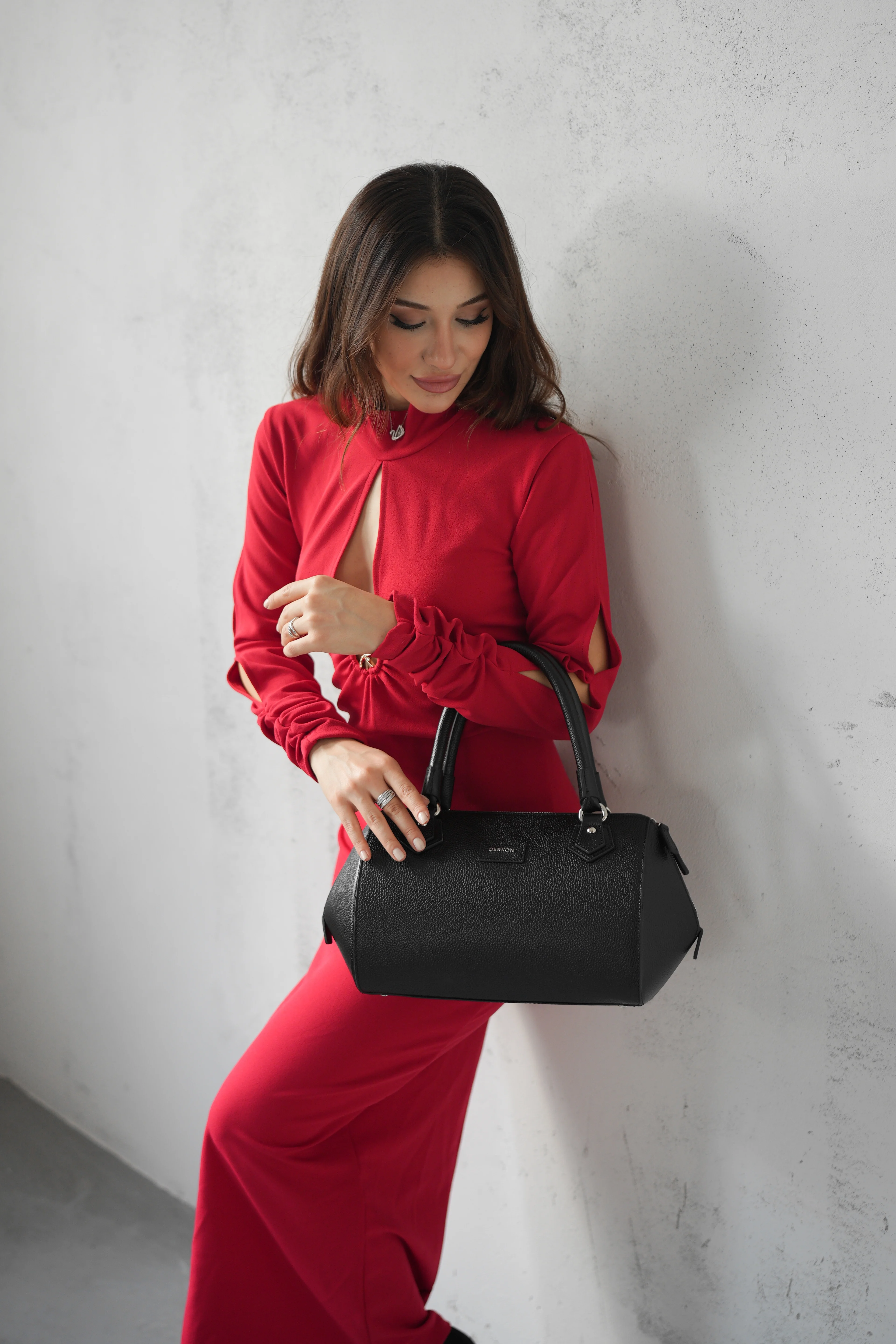 Hakiki Deri Rosely Model Kadın Çantası