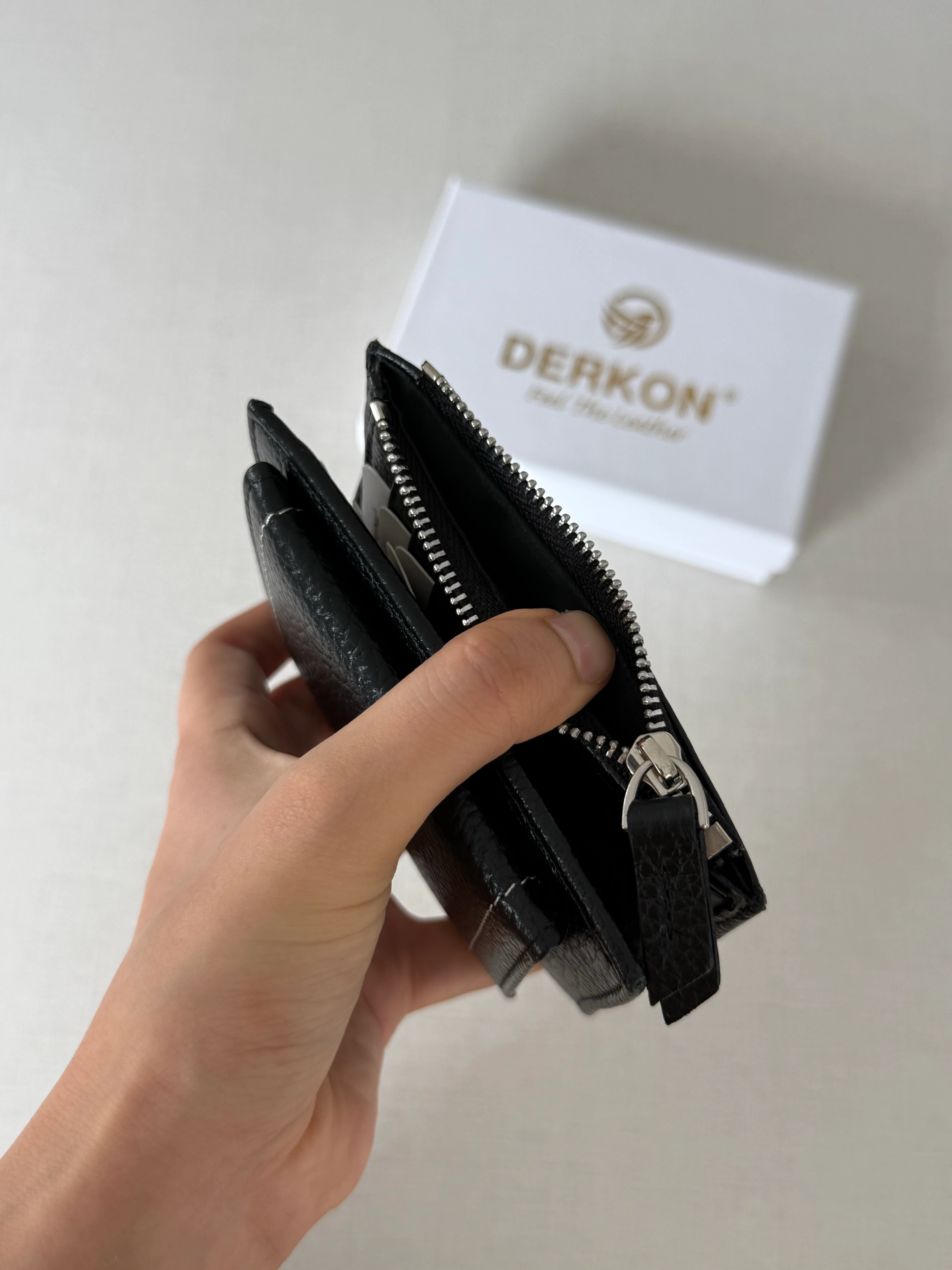 Her Çantaya Sığabilecek Ufak Bol Kartlık Bölmeli Hakiki Deri Bayan Cüzdanı Yuhan Model