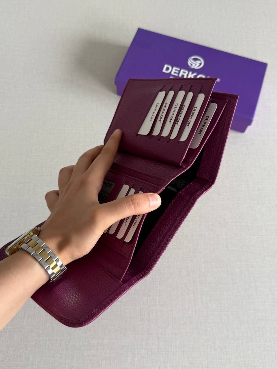 Yaşam Çiçekli Orta Boy Hakiki Deri Kadın Cüzdanı