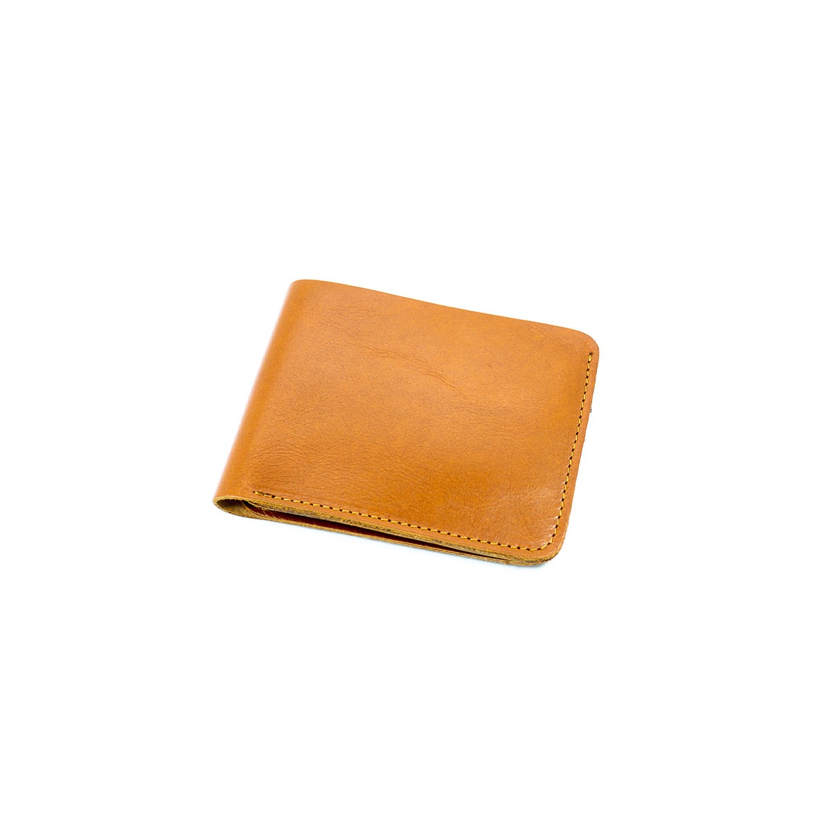 Customizable Genuine Leather Wallet Garnic - Light Tan