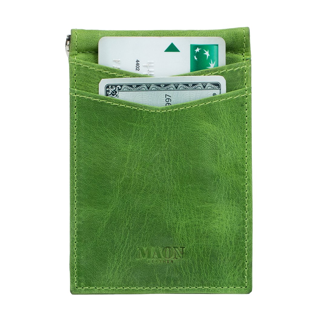 Mens Slim Wallet with Money Clip RFID Blocking Bifold Credit Card