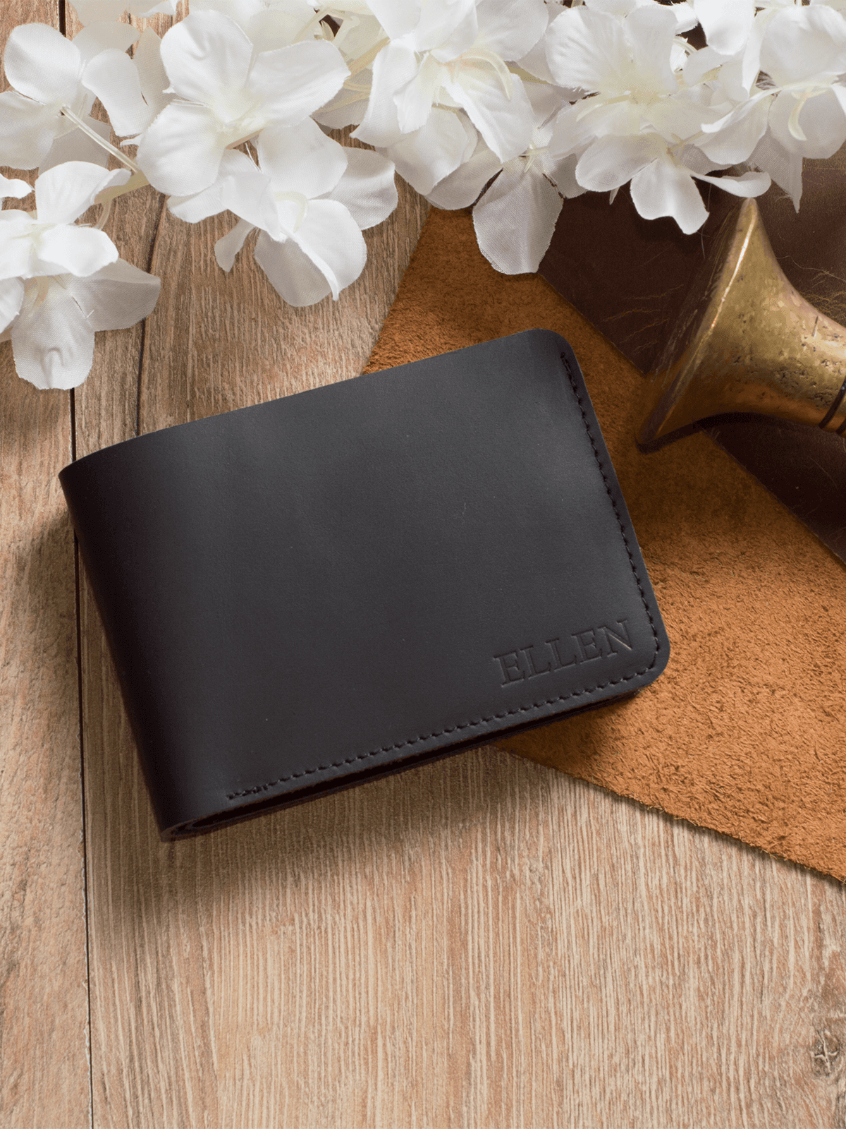 Modern Genuine Leather Wallet Moe - Black