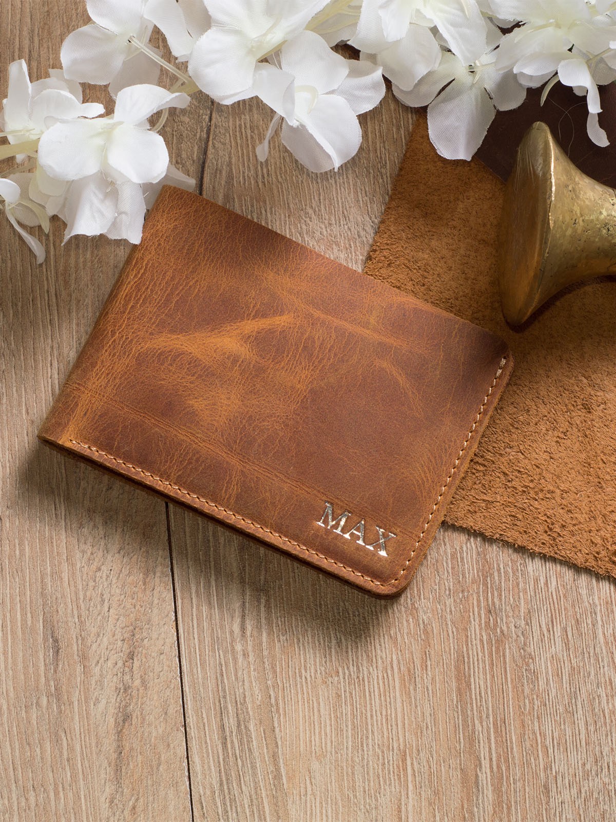 Modern Genuine Leather Wallet Moe - Brown