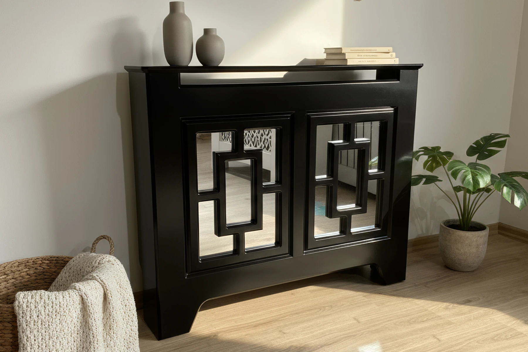 Pera, Siyah, Aynalı Petek Kaplama – Petek Kapatıcı Dresuar