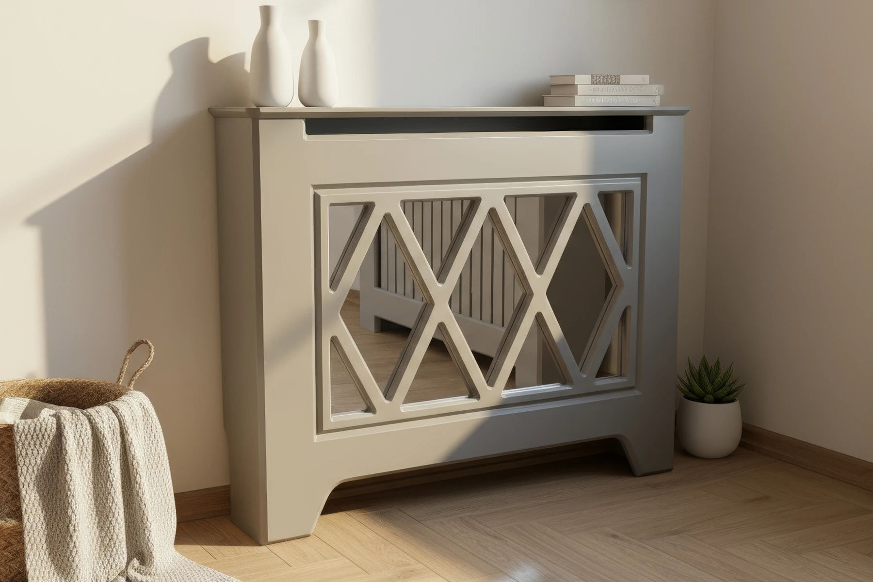 Nis, Gri, Aynalı Petek Kaplama – Petek Kapatıcı Dresuar