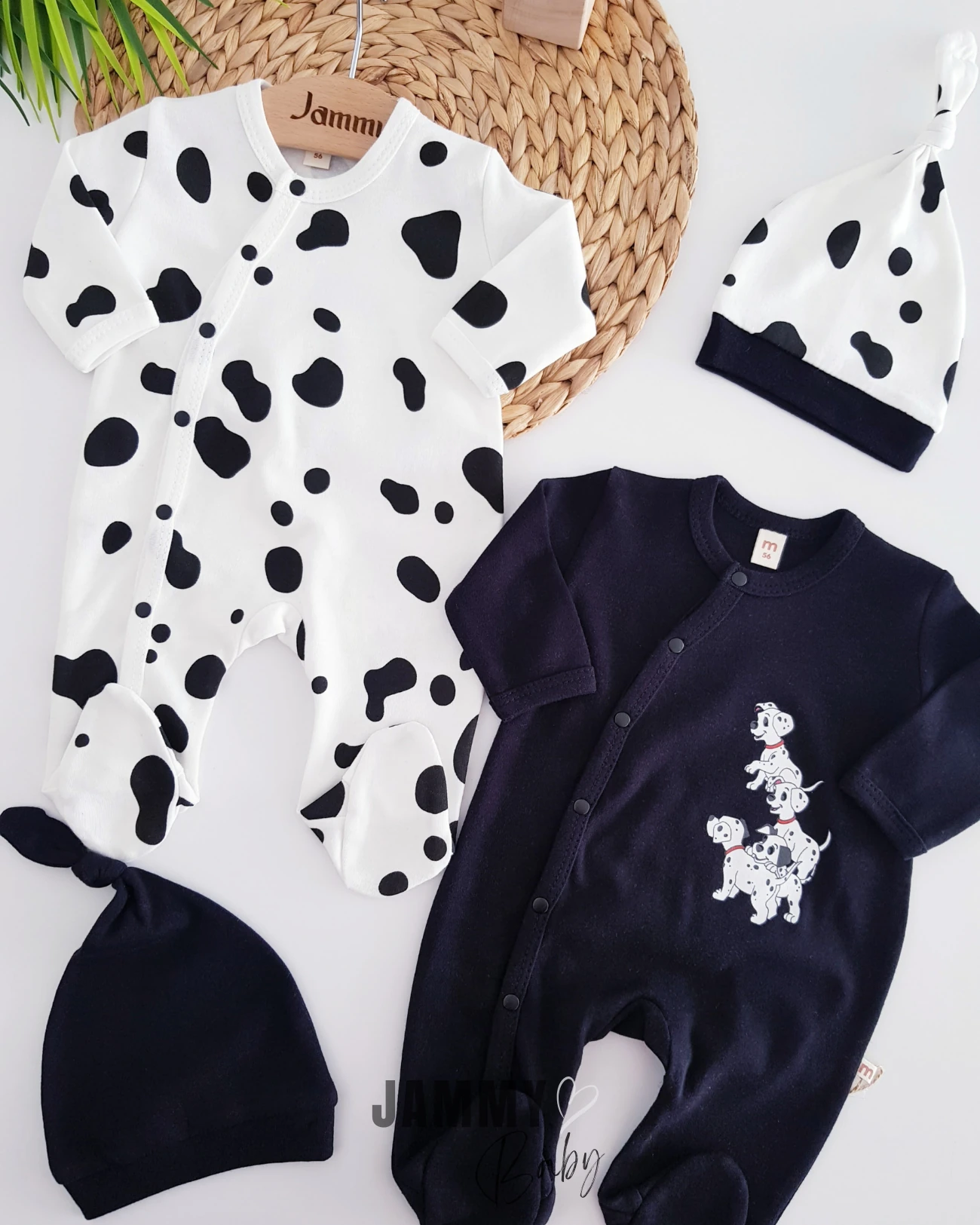 Dalmaçya 2'li Tulum Set-SİYAH