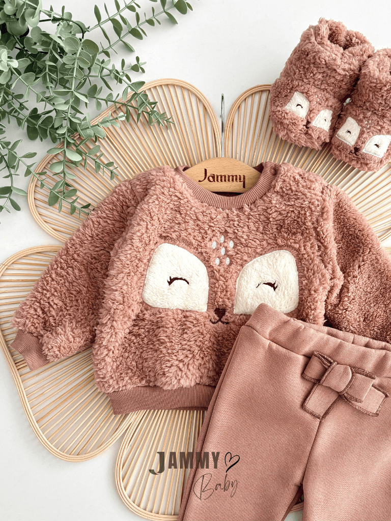 Gazelle Welsoft Panduflu Peluş Takım-KAHVERENGİ