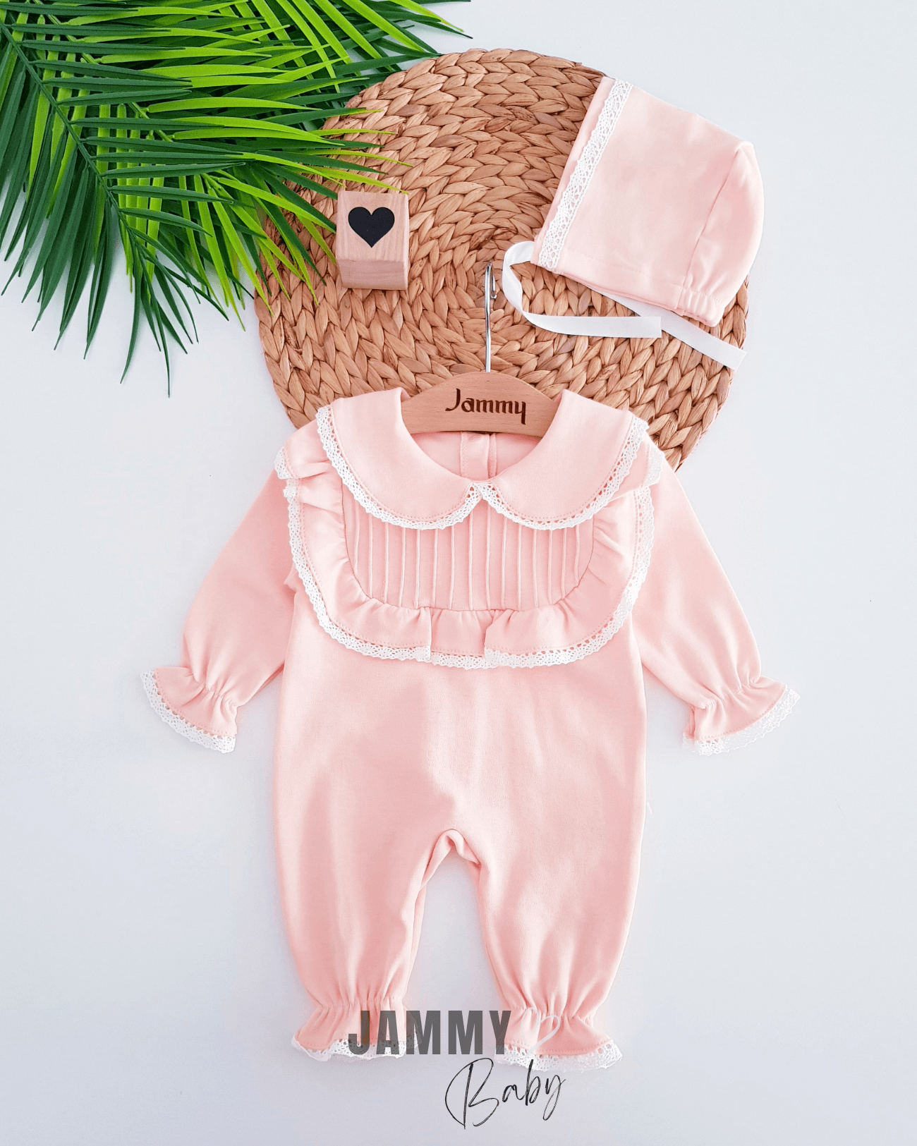 Amanda Nervürlü Şapkalı Tulum Set-SOMON