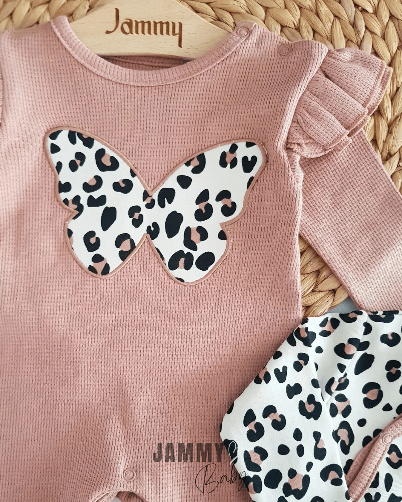 Butterfly Leopar  2'li Kombin Tulum Set-SÜTLÜ KAHVE