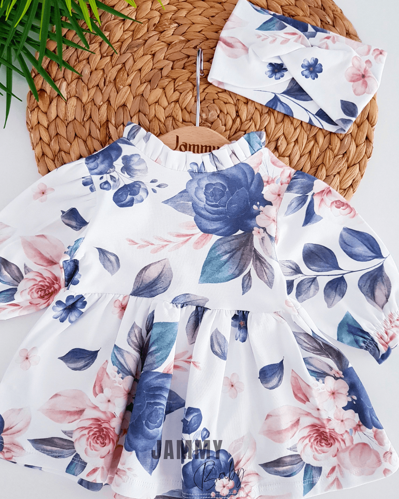 Helena Bandanalı Elbise Set-BLUE
