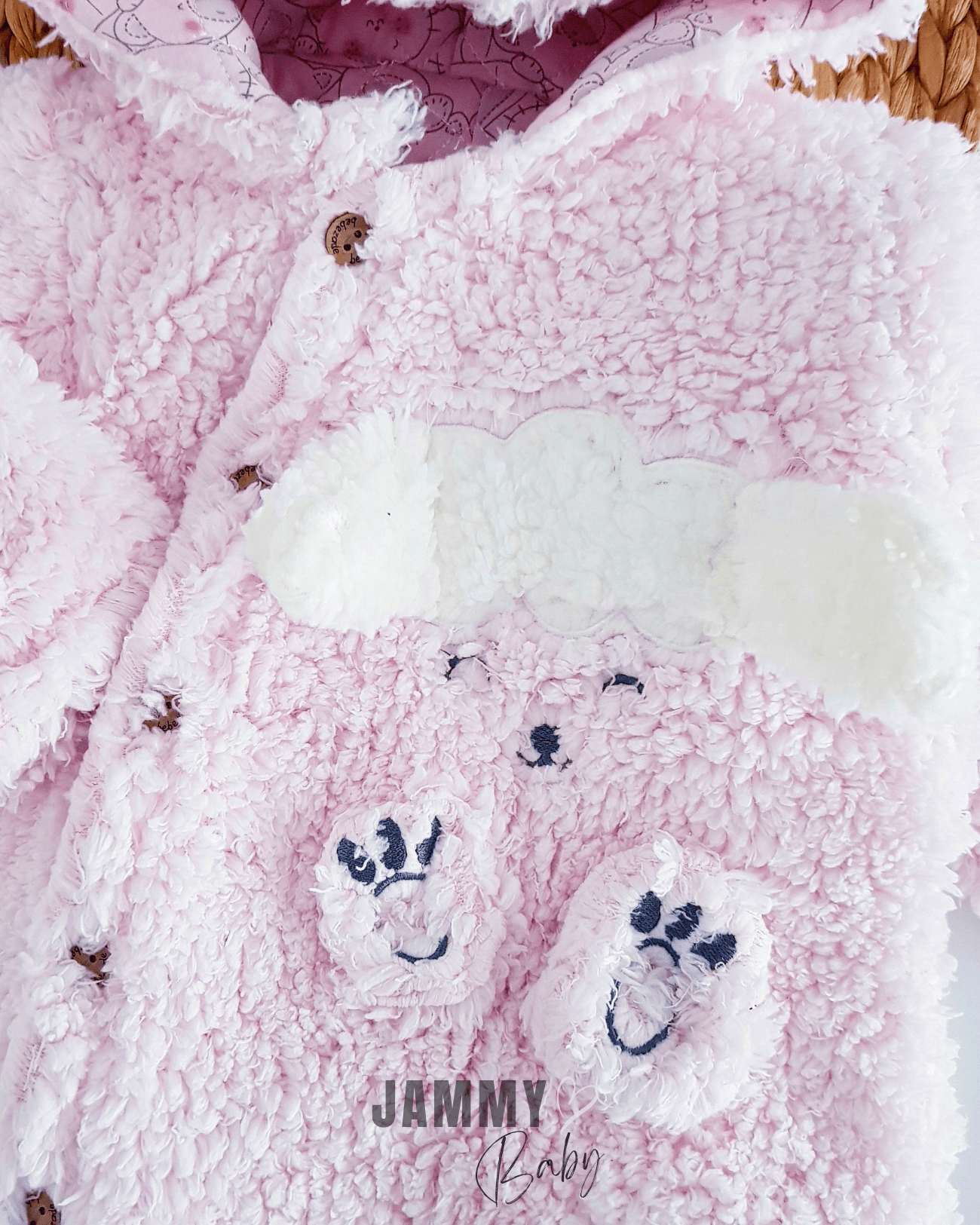 Kuzu Figürlü Peluş Welsoft Tulum-PEMBE