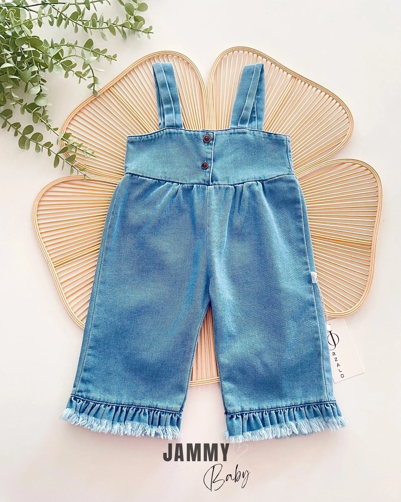 Palazzo Jean Salopet / Body Set-BUZ MAVİ