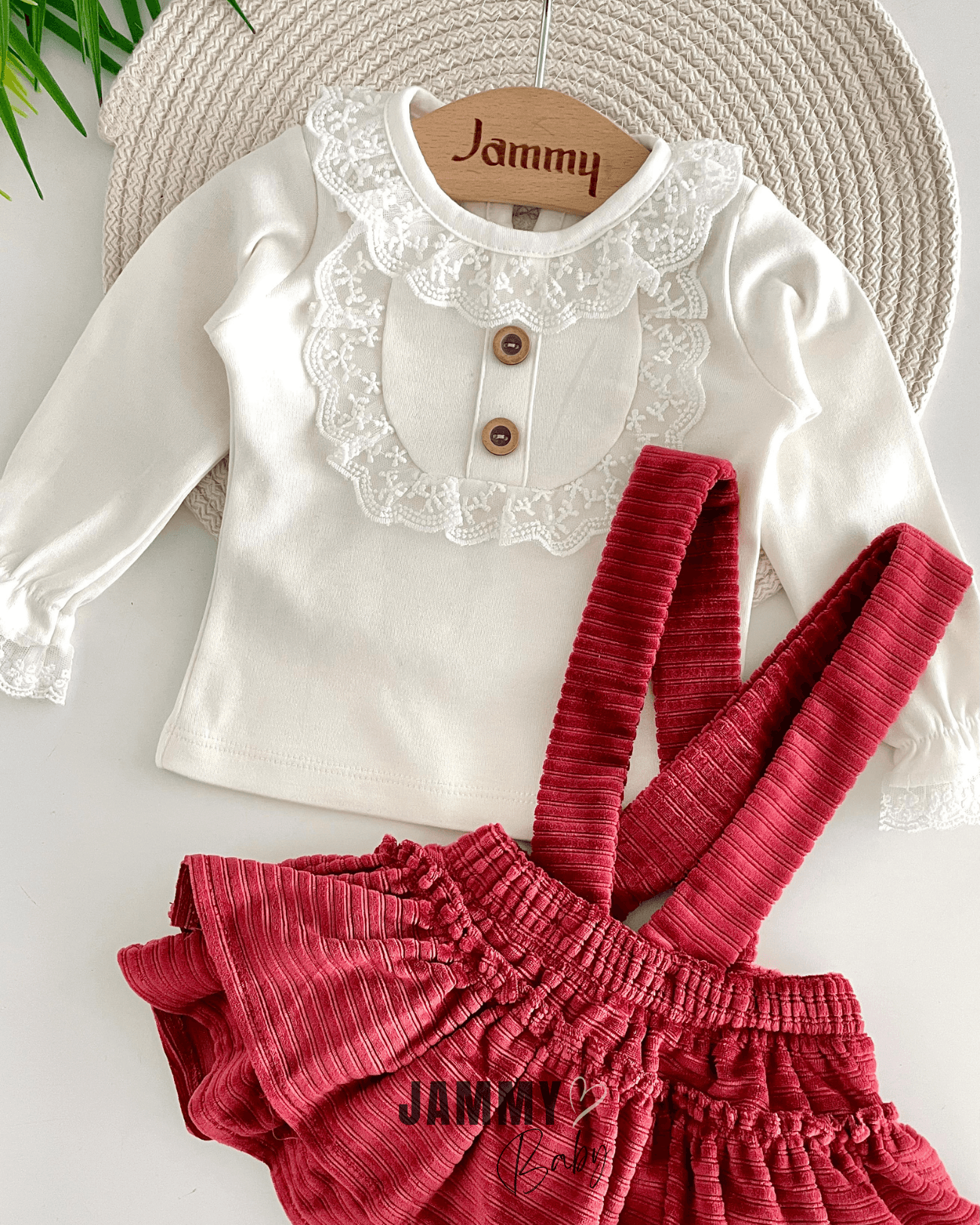Linda Dantelli Body / Kadife Salopet - BORDO