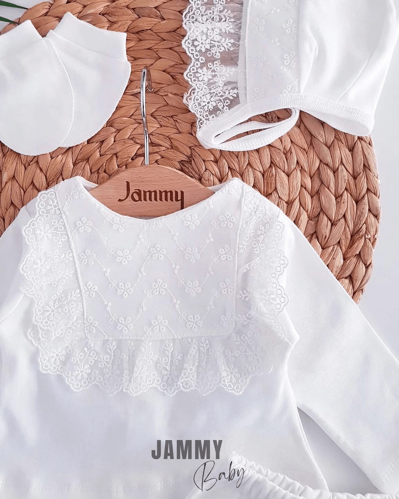 Jenny 5 Parça Yenidoğan Set-BEYAZ
