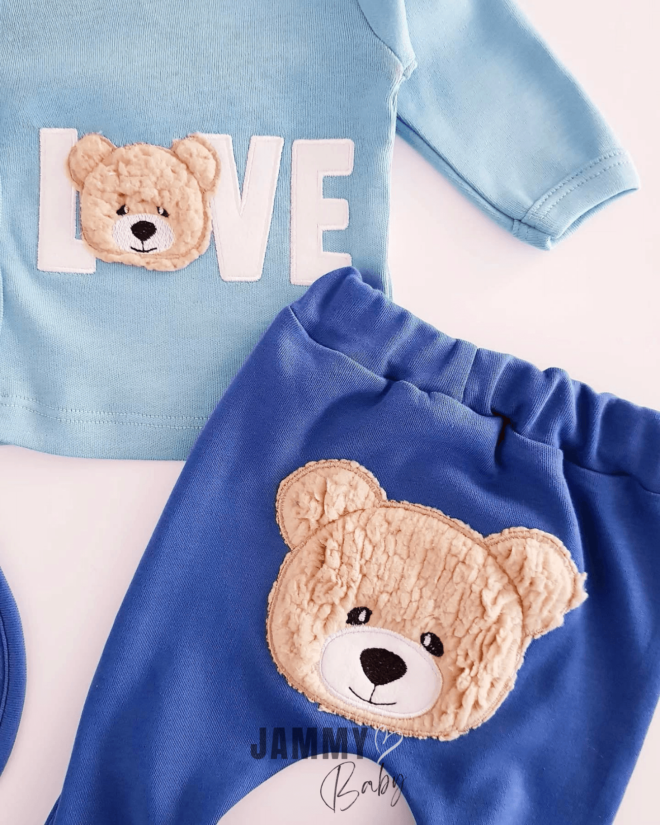 Bear Love 5 Parça Yenidoğan Set-MAVİ