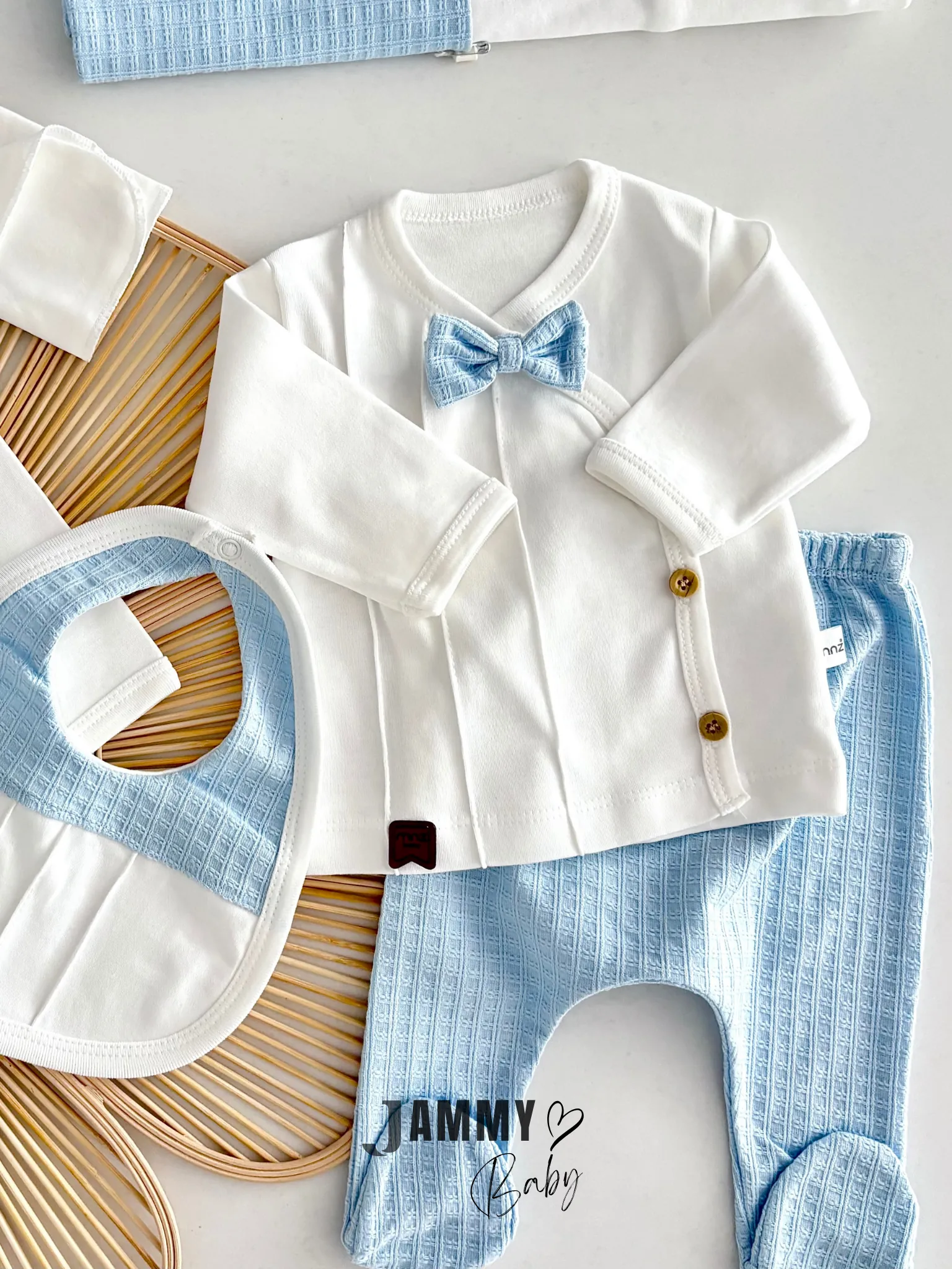 Carlo 10 Parça Yenidoğan Set-AÇIK MAVİ