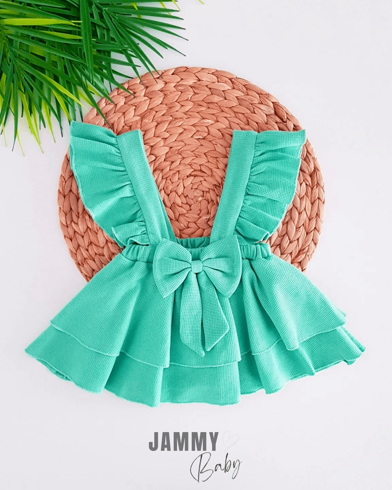 Luana Waffle Jile Elbise Set-ÇAĞLA YEŞİLİ