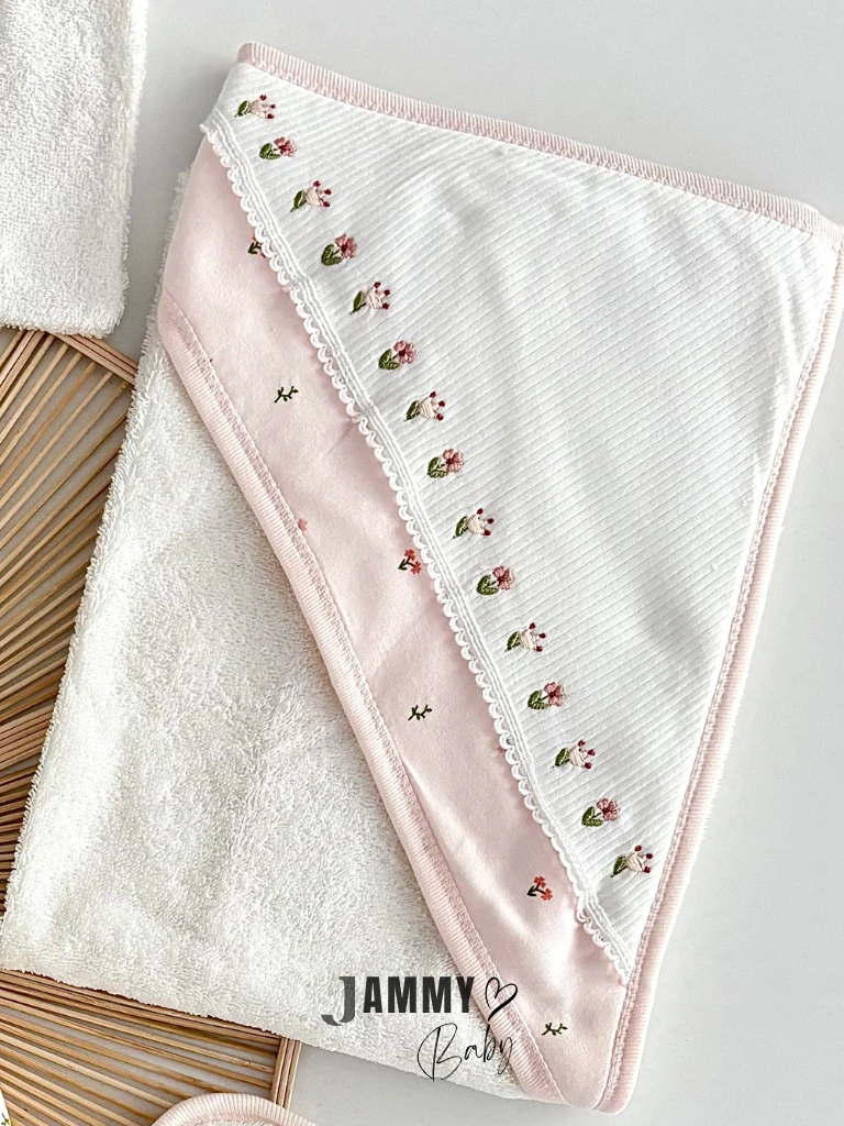 Tulip 4 Parça Bornoz Set-SOMON