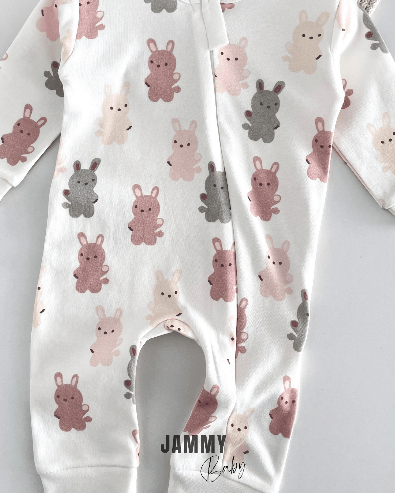 Rabbit's Bandanalı Fermuarlı Tulum Set-EKRU