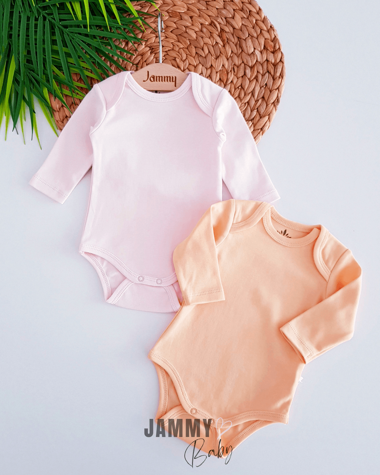Penye Uzunkol 2'li Body Set-PEMBE-SOMON