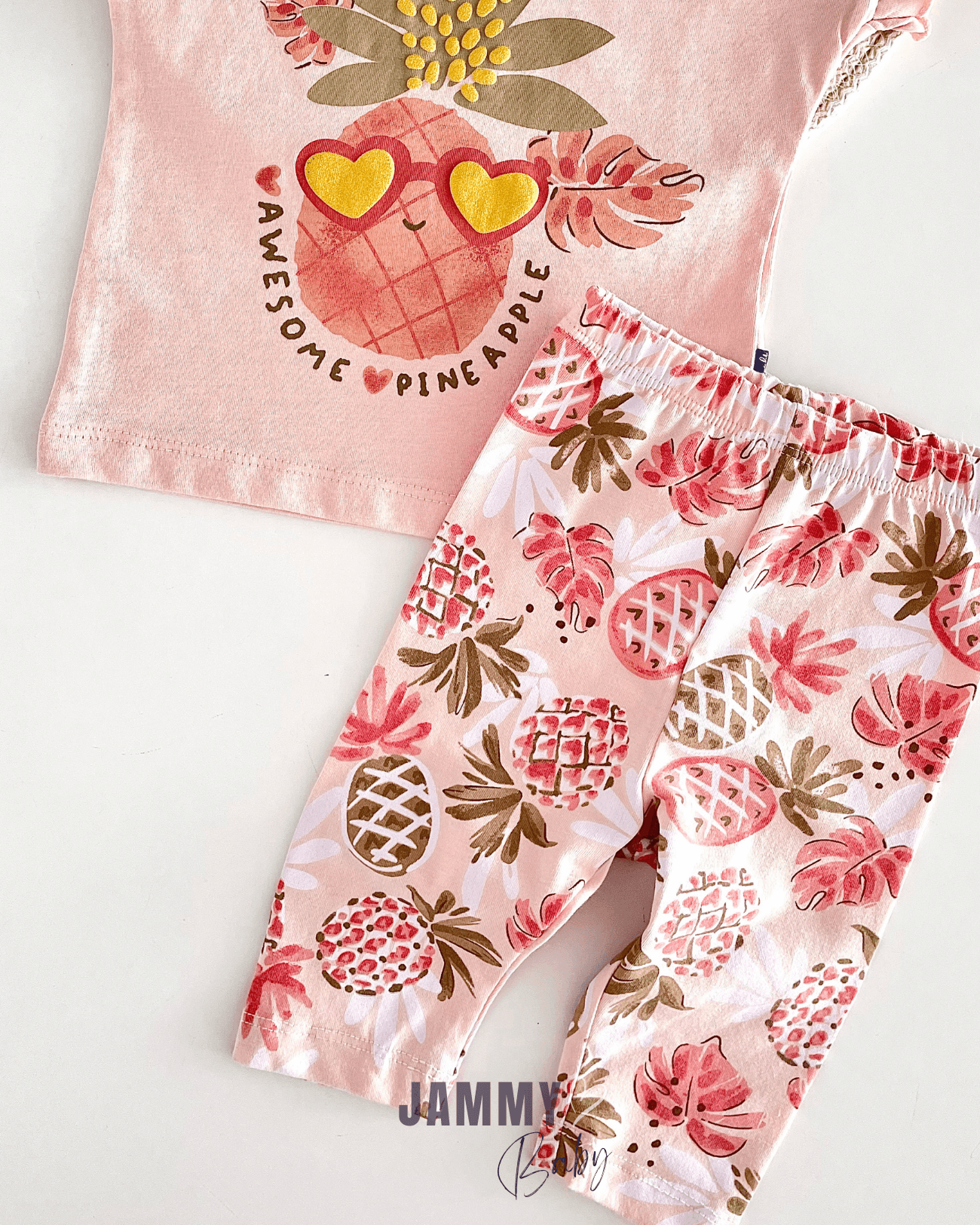 Pineapple Taytlı 2'li Takım -PUDRA