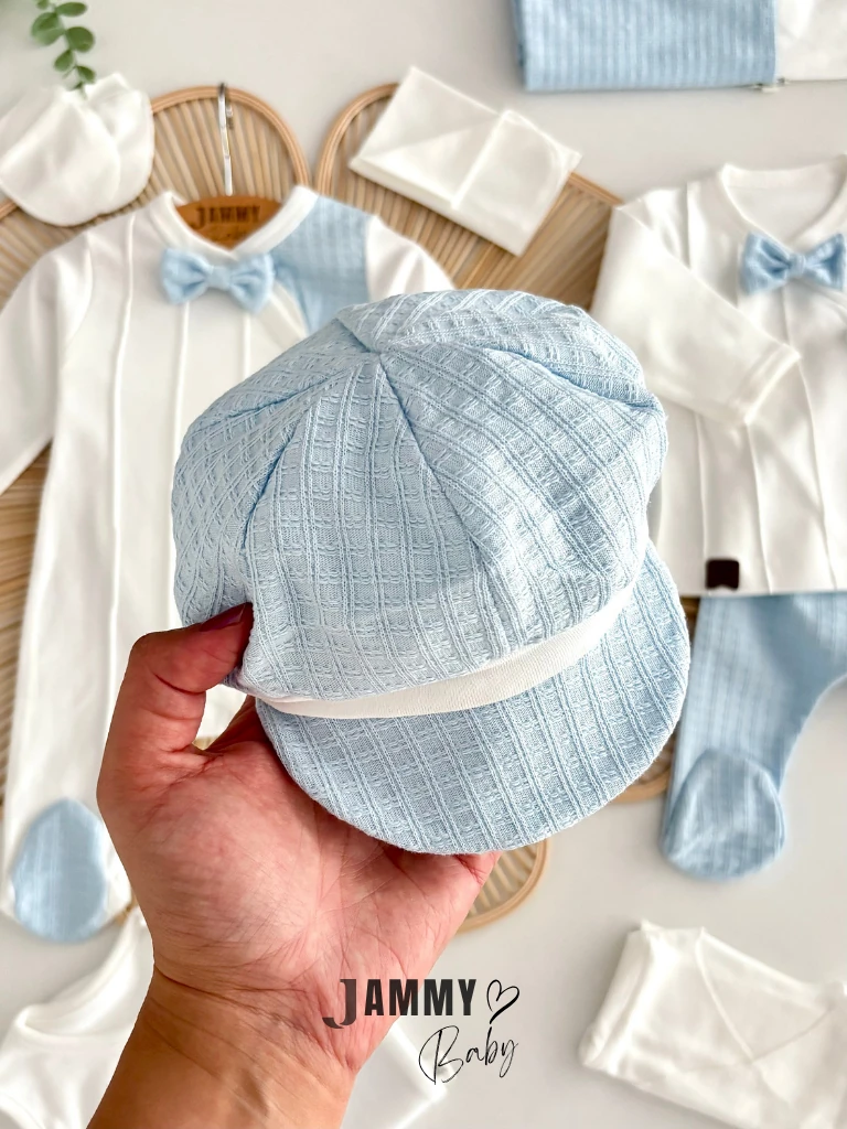 Carlo 10 Parça Yenidoğan Set-AÇIK MAVİ