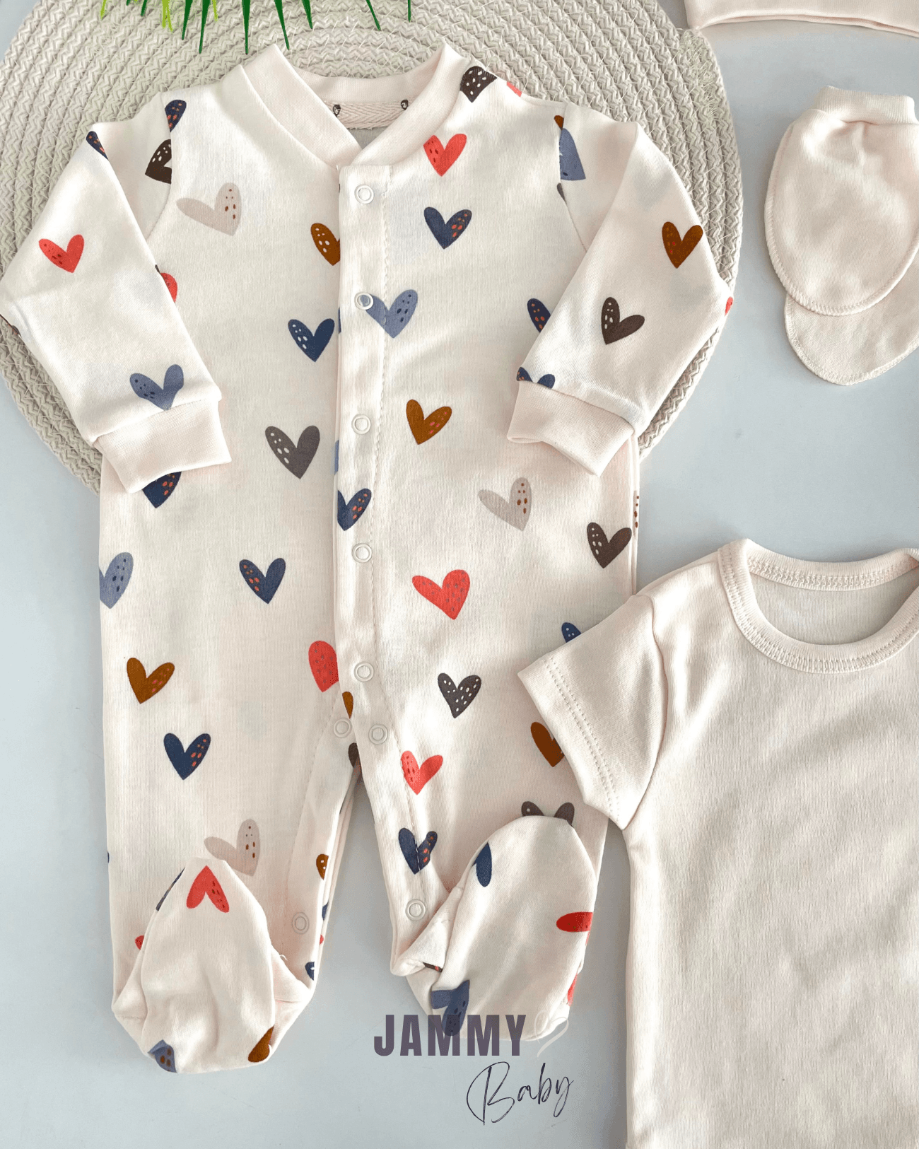 Small Heart 's 10 Parça Yenidoğan Set-KEMİK