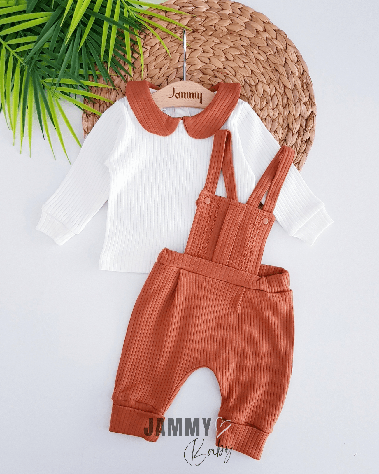 Klasik Zigzag Dikişli Salopet / Body Set-TARÇIN