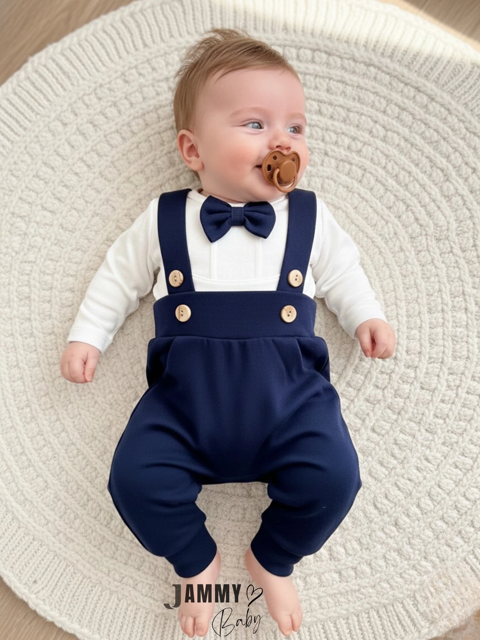 Drew Papyonlu Body / Salopet Set-LACİVERT