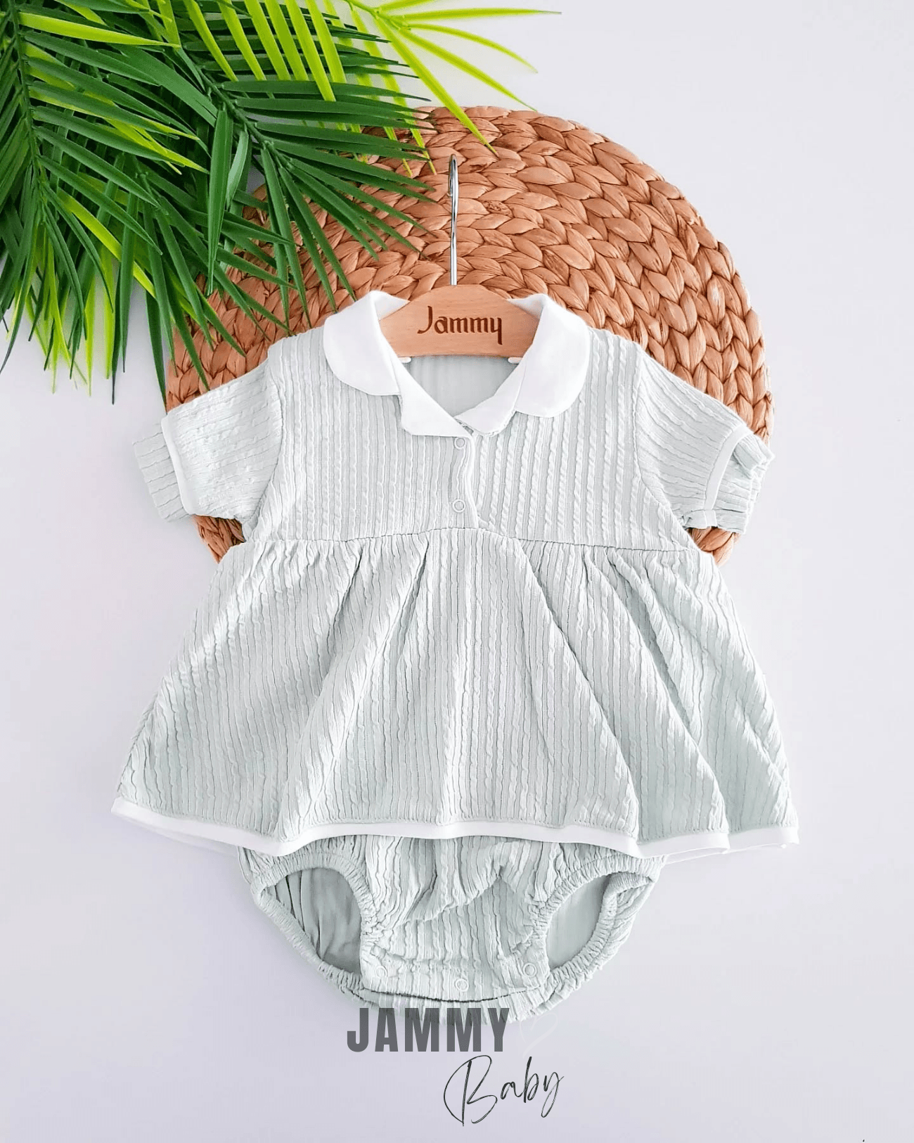 Şila Kendinden Desenli Bodysuit-SU YEŞİLİ