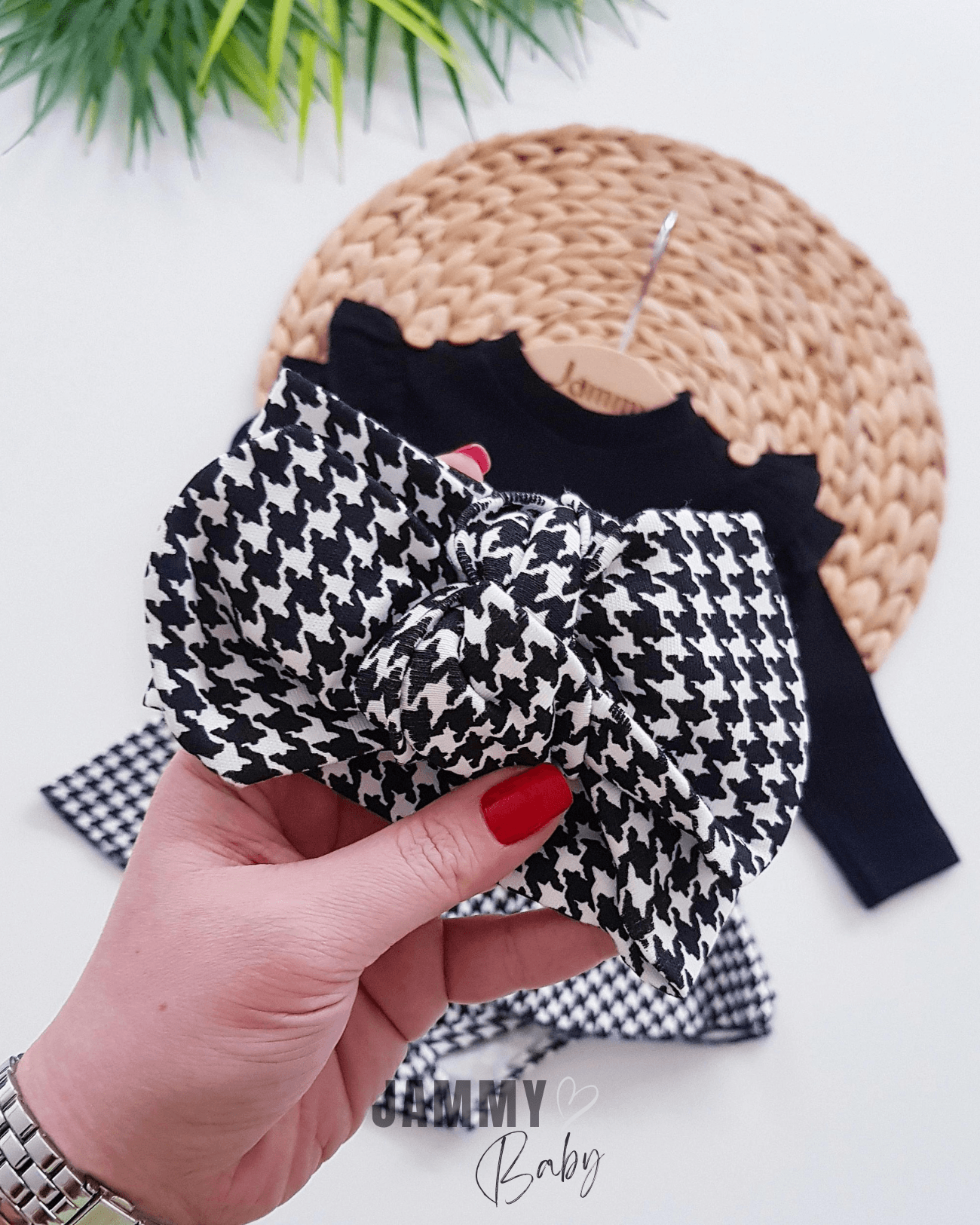 Kazayağı Desen Omuz Fırfırlı Bandanalı Bodysuit Elbise Set-SİYAH