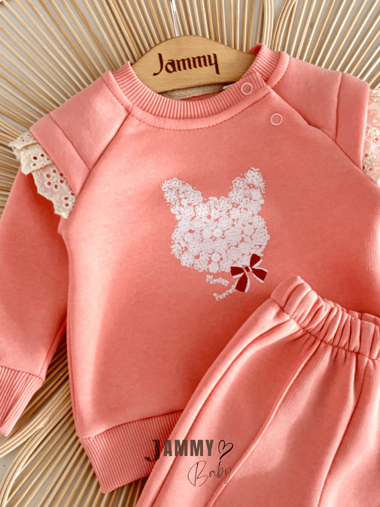 Baby Bunny 3 İplik Şardonlu Takım-YAVRUAĞZI