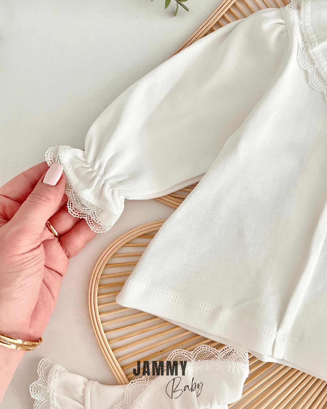Elegant Dantelli 5 Parça Yenidoğan Set-BEYAZ