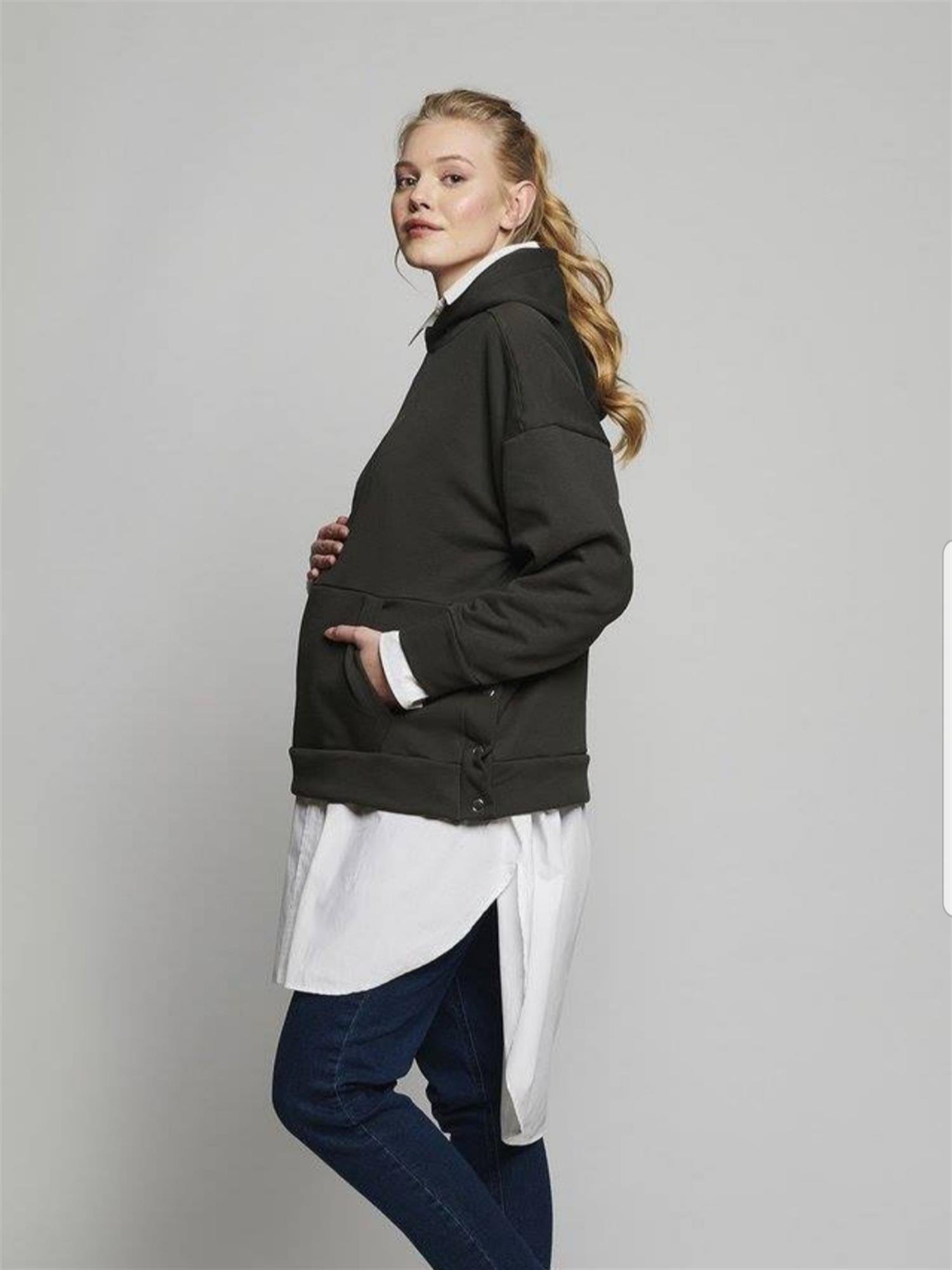 Libby Hamile Sweat-HAKİ