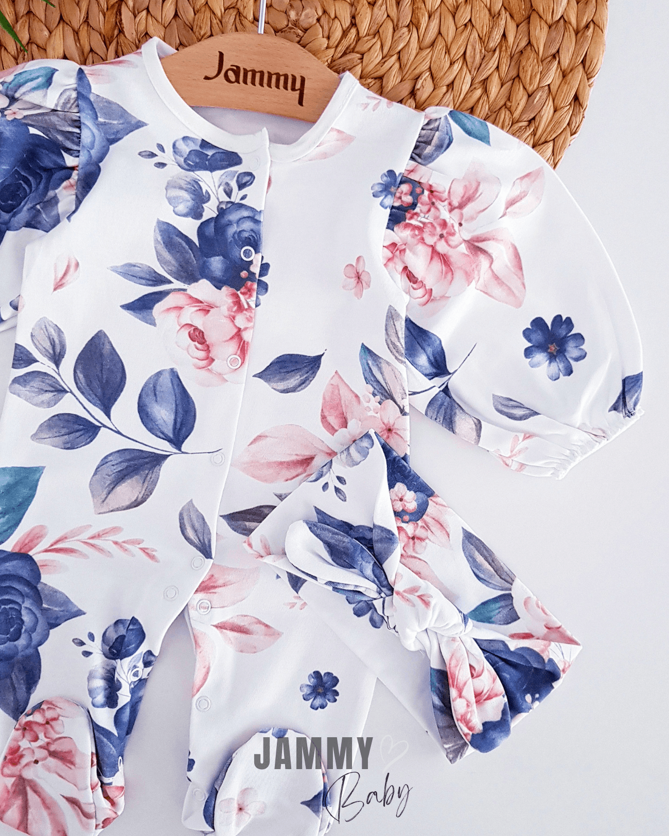 Helena Fiyonk Bandanalı Tulum Set-BLUE