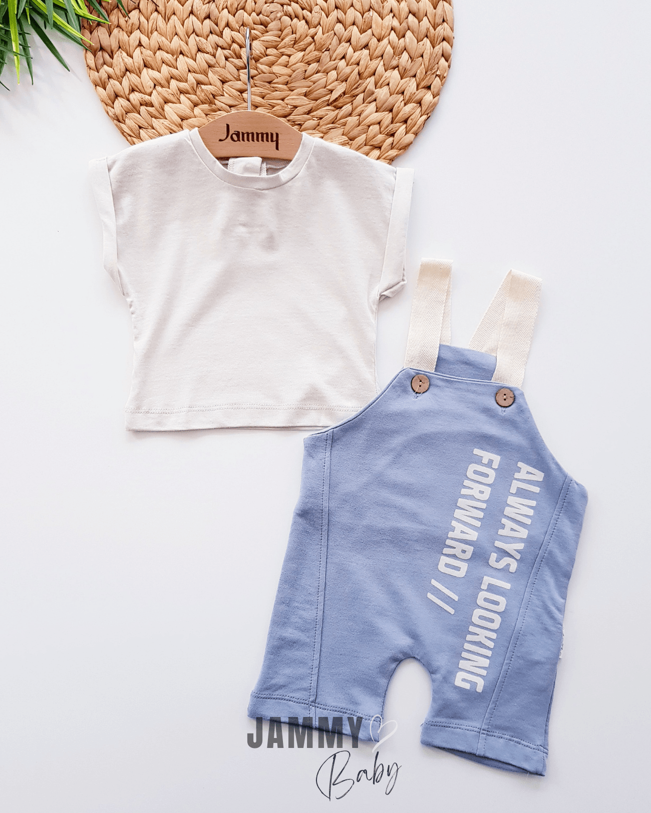 Always Salopet / Kısakol Body Set-MAVİ