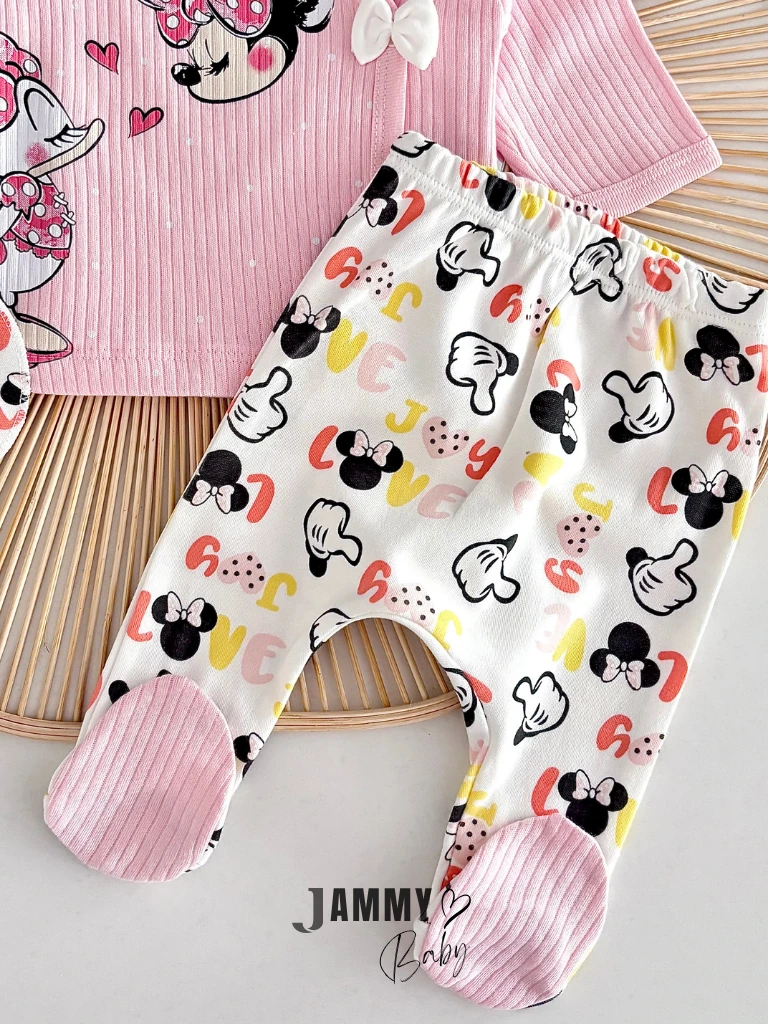 Best Friends Kaşkorse 5 Parça Yenidoğan Set-PEMBE