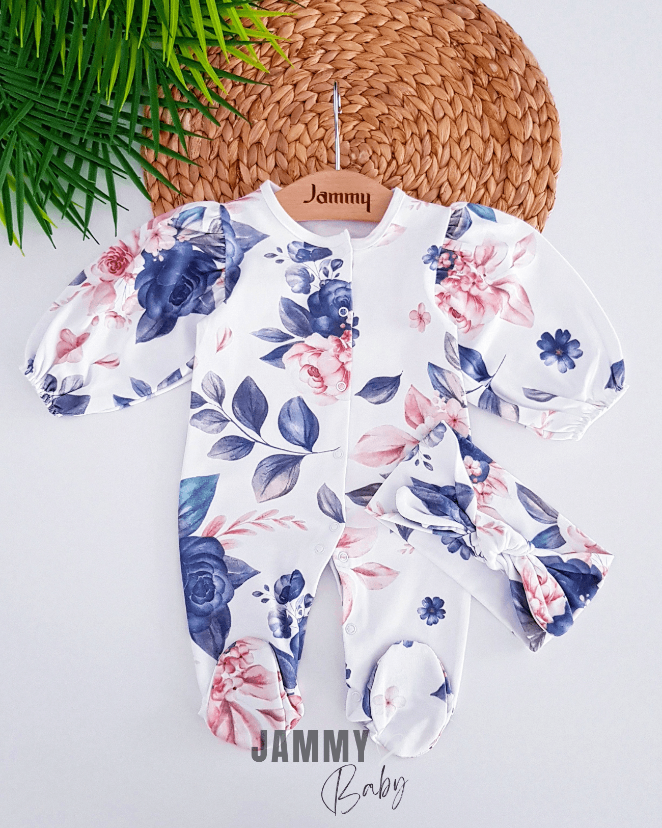 Helena Fiyonk Bandanalı Tulum Set-BLUE