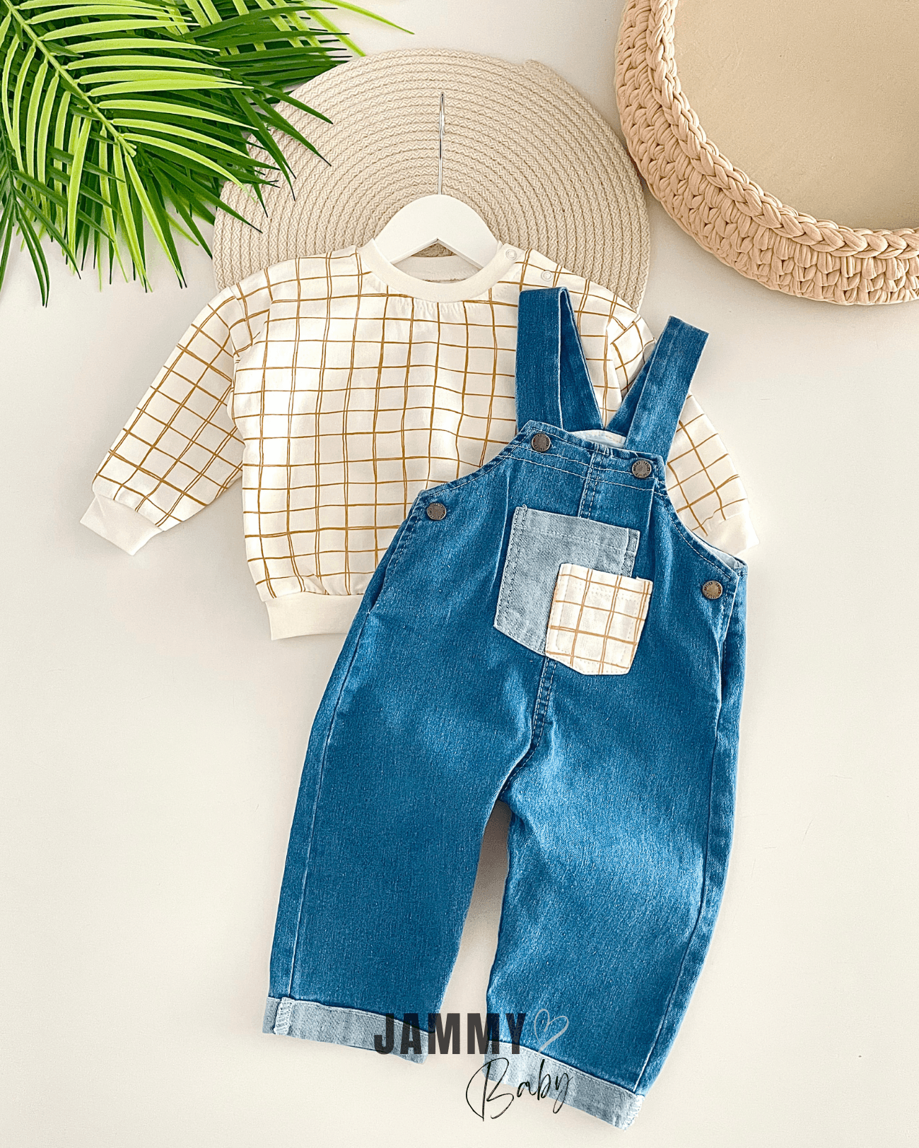 Andrea Kot Salopet / Body Set-DENİM