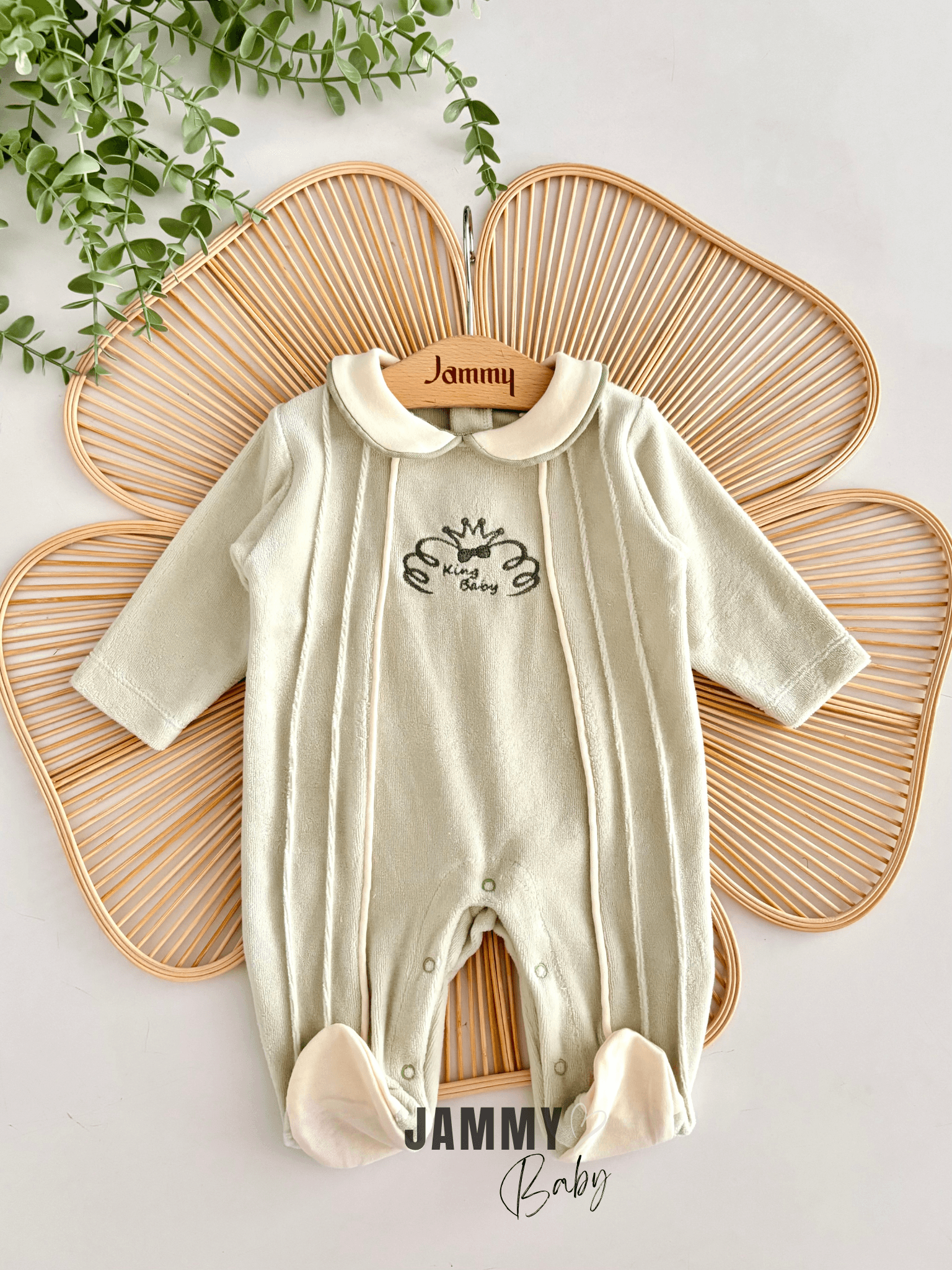 King Baby Kadife Tulum-MİNT YEŞİLİ