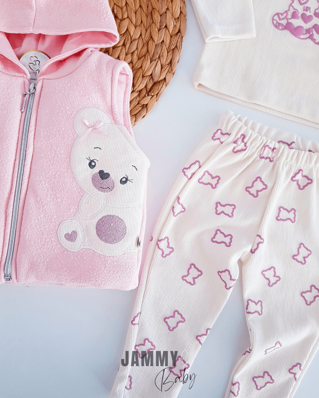 Utangaç Ayıcık Şişme Yelekli Takım-SOMON