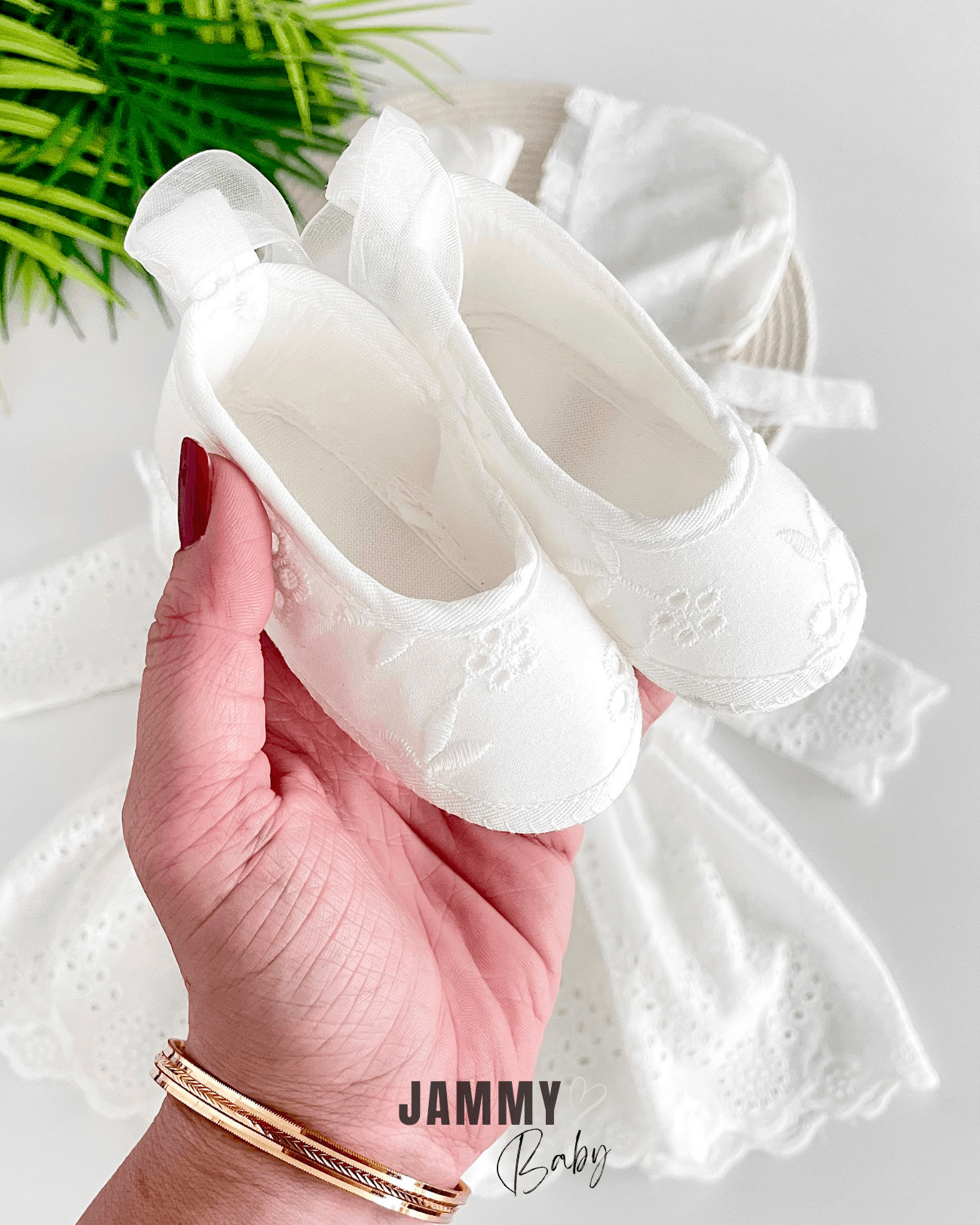Begonya Dantelli Mevlüt Elbise Set-BEYAZ