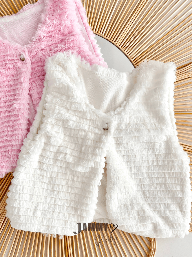 Peluş Çıtçıtlı Yelek