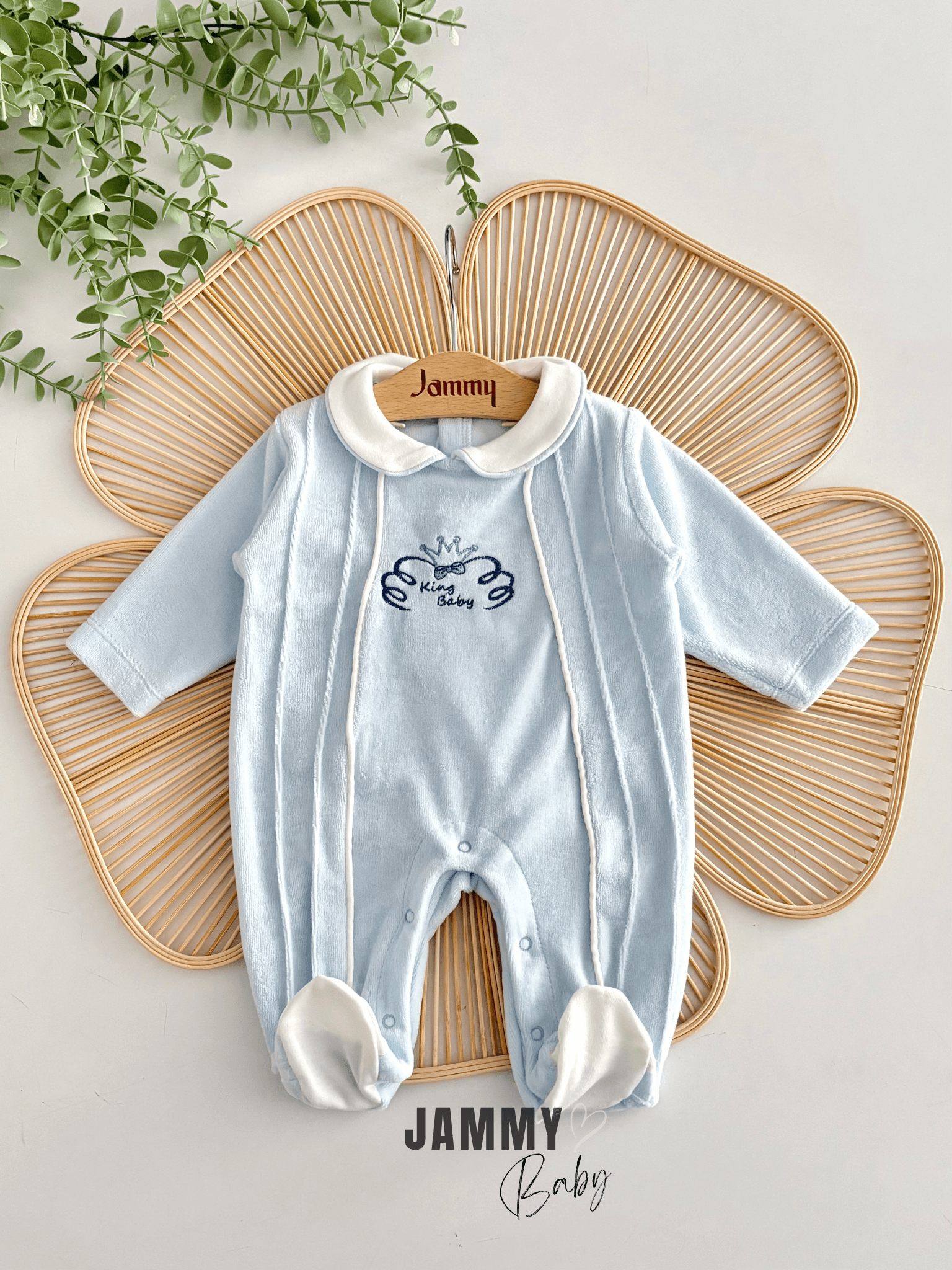 King Baby Kadife Tulum-MAVİ