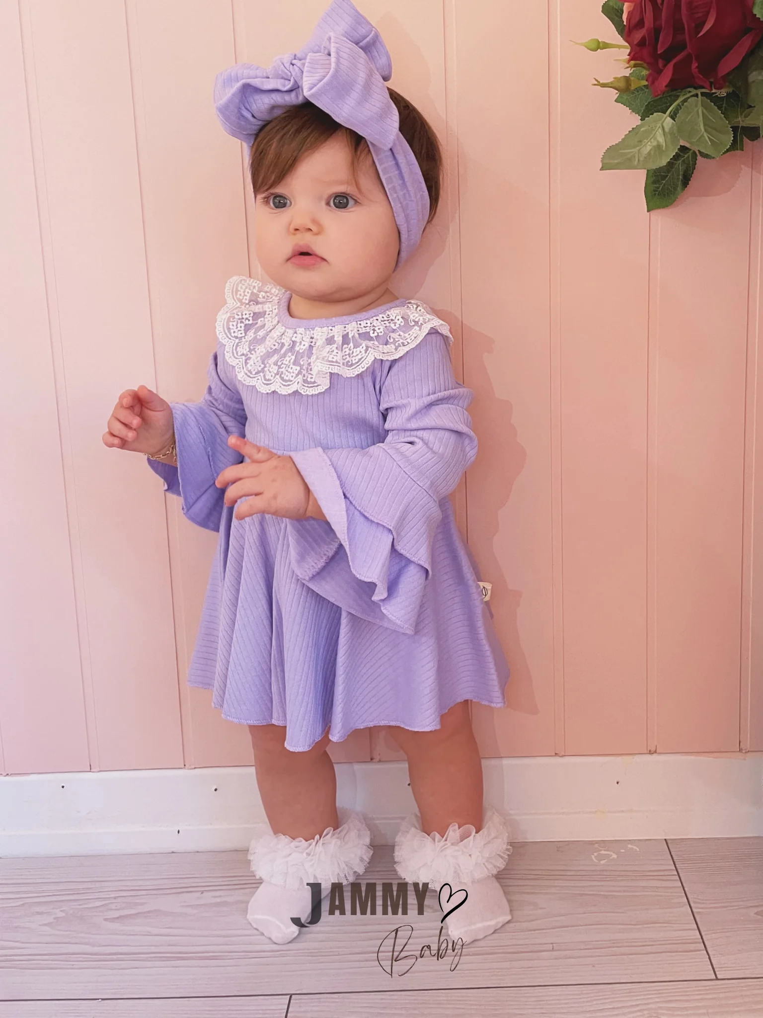 Violetta Kaşkorse Bodysuit Elbise Set-LİLA